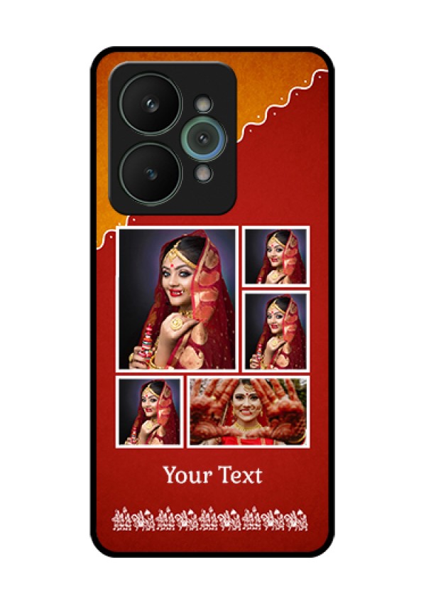 Realme 15 5G Custom Glass Phone Case - Wedding Pic Upload Design