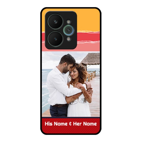 Realme 15 5G Custom Glass Phone Case - Colorful Case Design