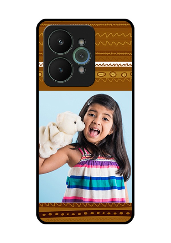 Realme 15 5G Custom Glass Phone Case - Friends Picture Upload Design