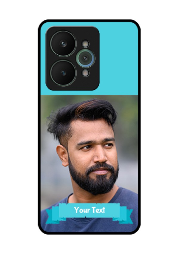 Realme 15 5G Custom Glass Phone Case - Blue Color Design