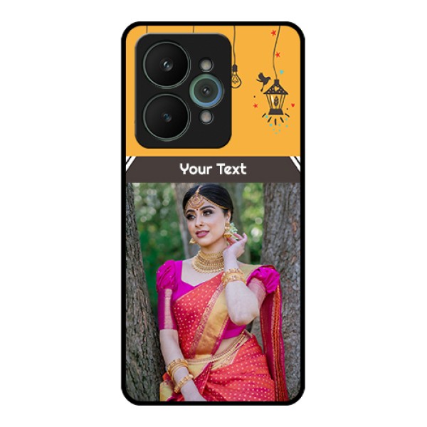 Realme 15 5G Custom Glass Phone Case - With Family Picture And Icons