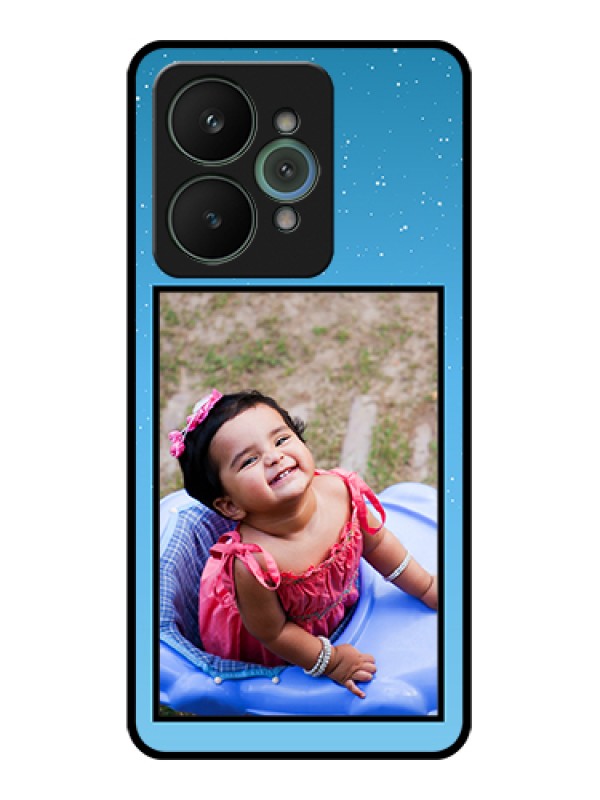 Custom Realme 15 5G Custom Glass Phone Case - Wave Pattern Colorful Design