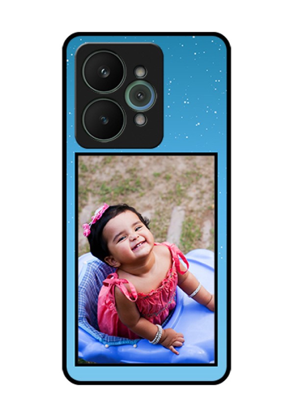 Realme 15 5G Custom Glass Phone Case - Wave Pattern Colorful Design