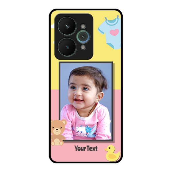 Realme 15 5G Custom Glass Phone Case - Kids 2 Color Design