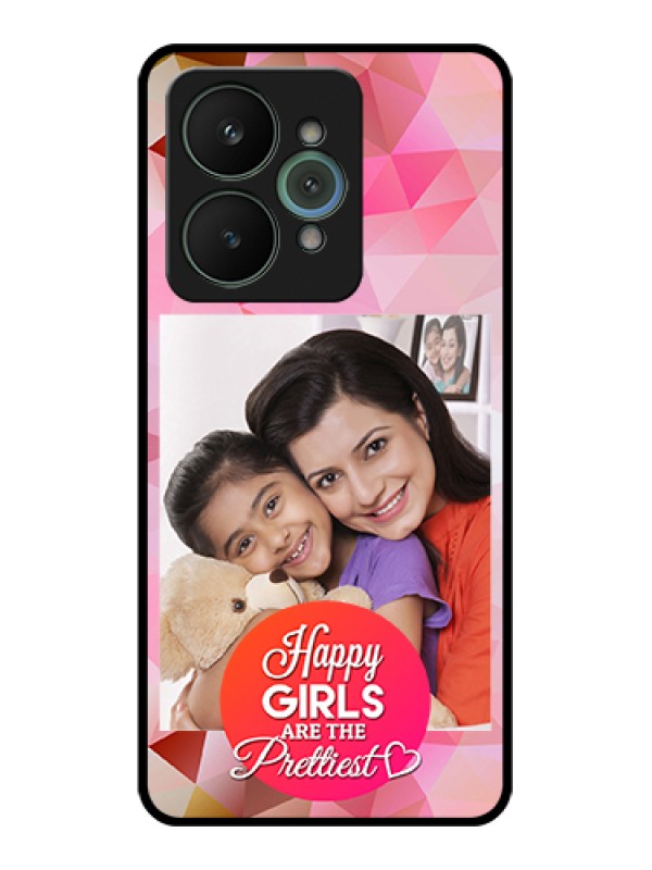 Custom Realme 15 5G Custom Glass Phone Case - Abstract Triangle Design