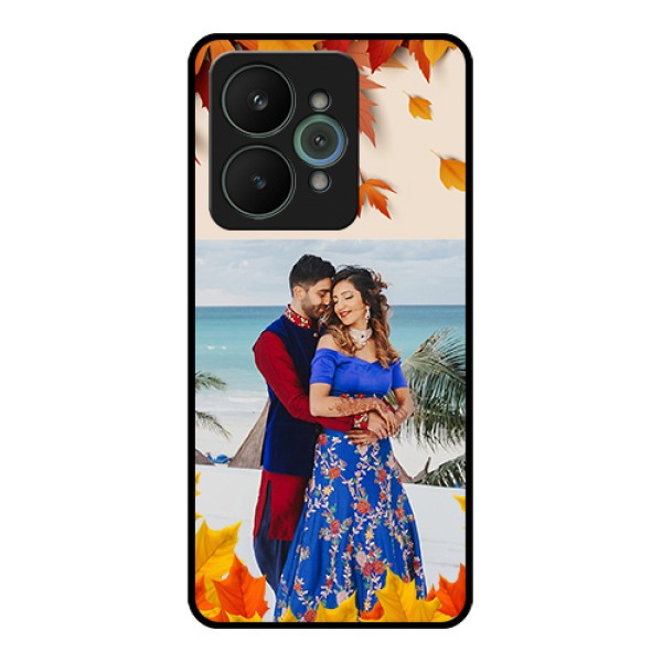 Realme 15 5G Custom Glass Phone Case - Autumn Maple Leaves Design Realme 15 5G Custom Glass Phone Case - Autumn Maple Leaves Design