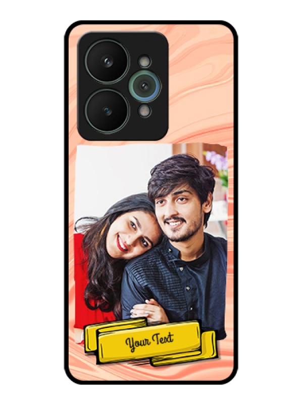 Custom Realme 15 5G Custom Glass Phone Case - Marble Texture Design