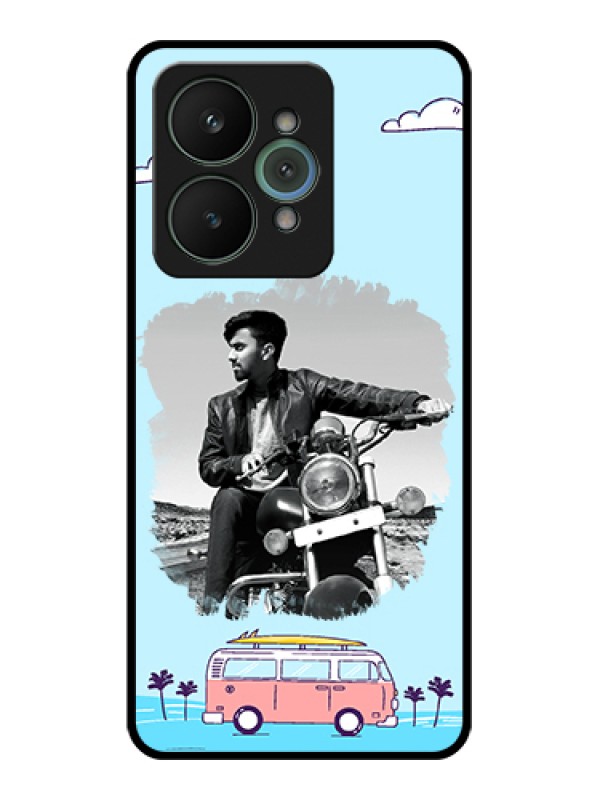 Custom Realme 15 5G Custom Glass Phone Case - Travel & Adventure Design