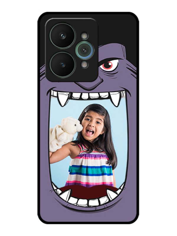 Custom Realme 15 5G Custom Glass Phone Case - Angry Monster Design