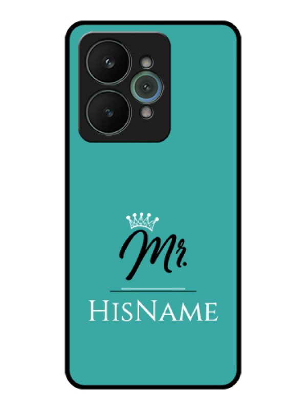Custom Realme 15 5G Custom Glass Phone Case - Mr With Name Design