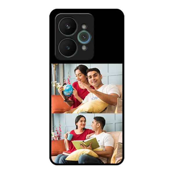 Realme 15 5G Custom Glass Phone Case - 2 Images Design