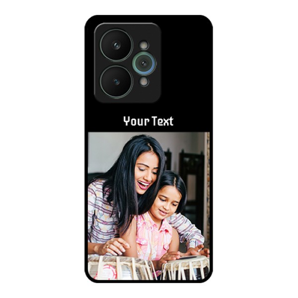 Realme 15 5G Custom Glass Phone Case - Photo With Name Design
