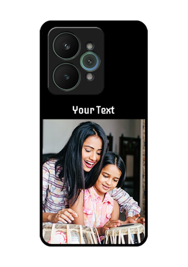 Realme 15 5G Custom Glass Phone Case - Photo With Name Design