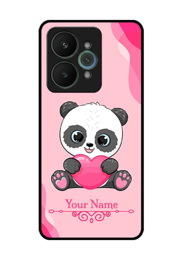 Realme 15 5G Custom Glass Phone Case - Cute Panda Design