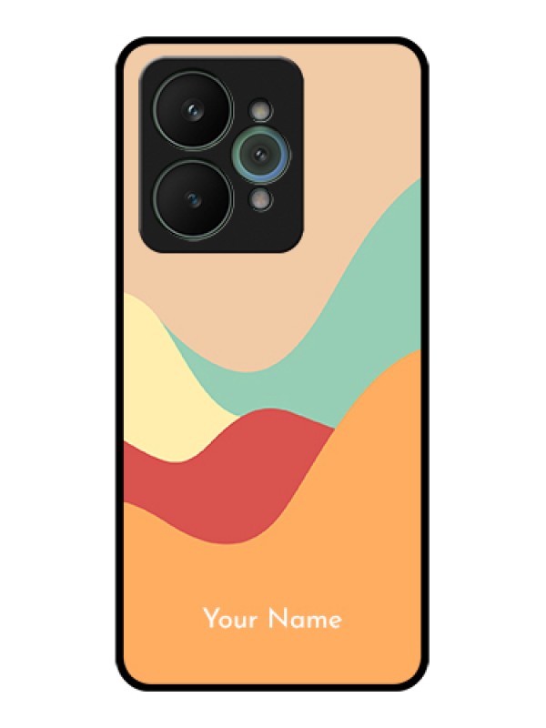 Custom Realme 15 5G Custom Glass Phone Case - Ocean Waves Multi - Colour Design