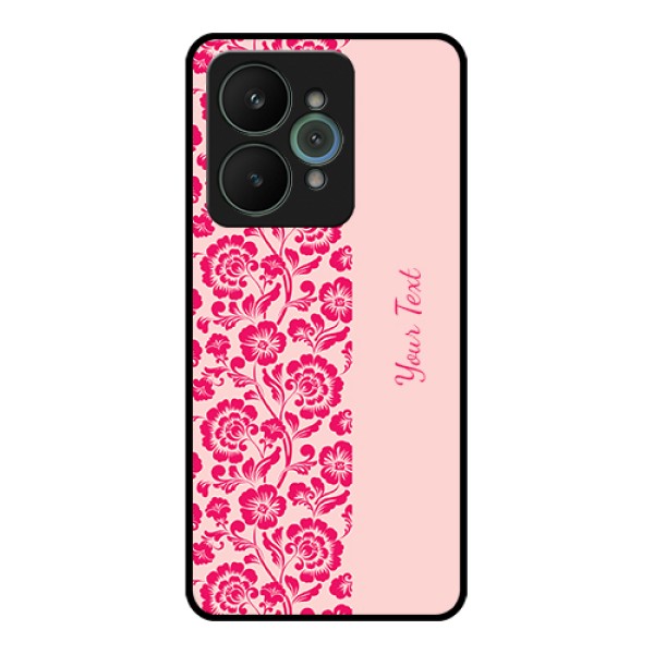 Realme 15 5G Custom Glass Phone Case - Attractive Floral Pattern Design Realme 15 5G Custom Glass Phone Case - Attractive Floral Pattern Design