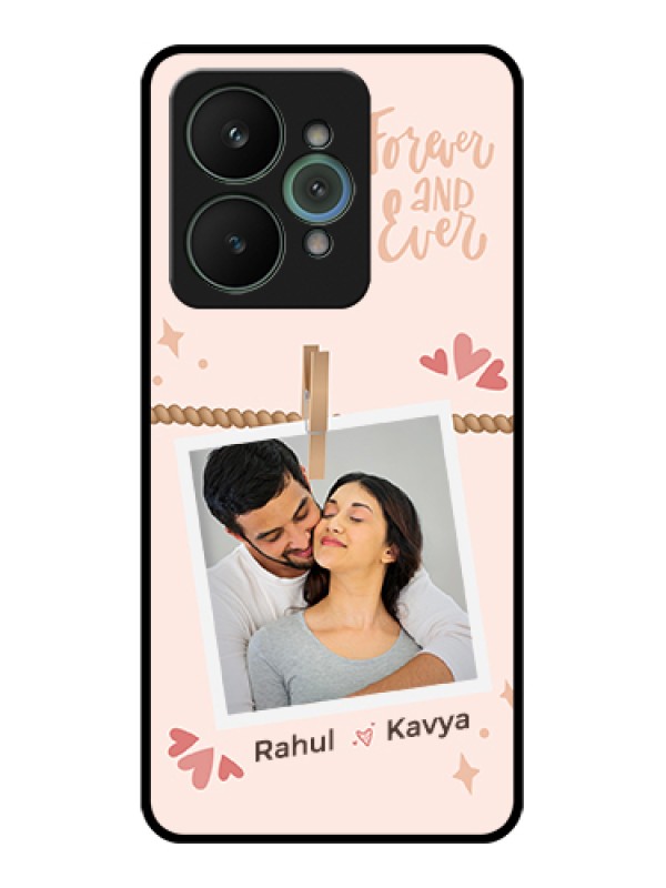 Custom Realme 15 5G Custom Glass Phone Case - Forever And Ever Love Design