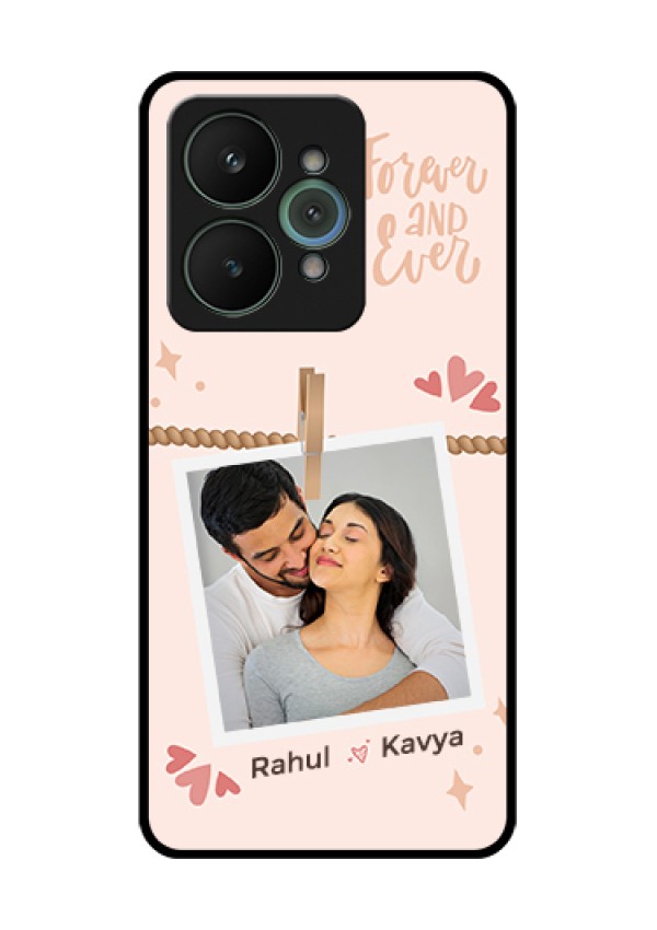 Realme 15 5G Custom Glass Phone Case - Forever And Ever Love Design