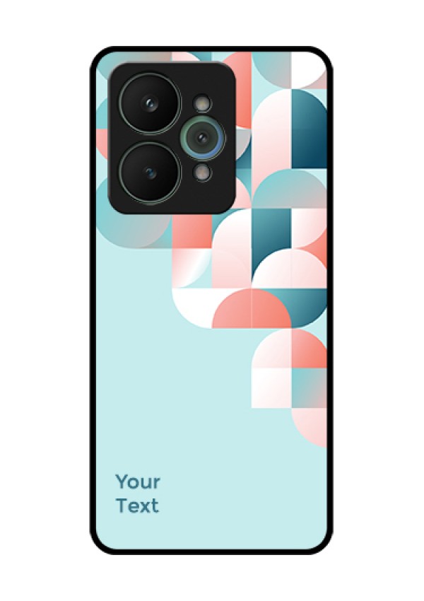 Realme 15 5G Custom Glass Phone Case - Stylish Semi - Circle Pattern Design