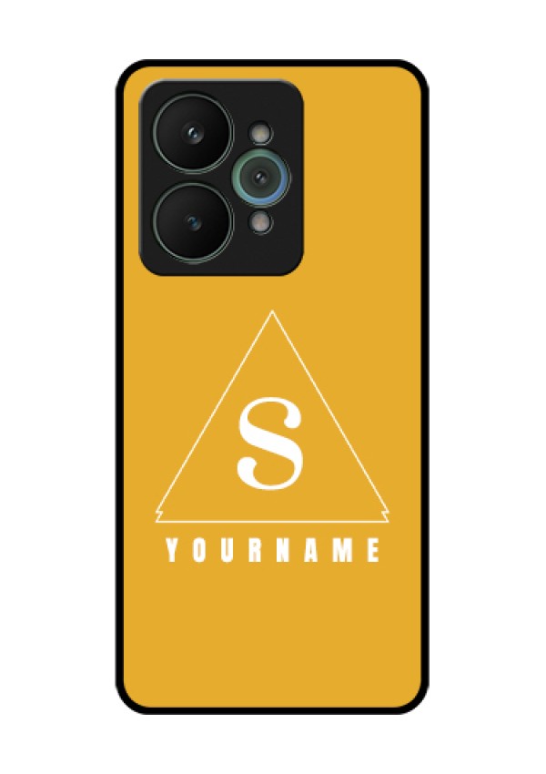 Realme 15 5G Custom Glass Phone Case - Simple Triangle Design