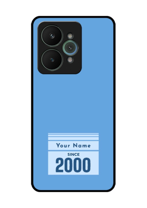 Realme 15 5G Custom Glass Phone Case - Custom Year Of Birth Design