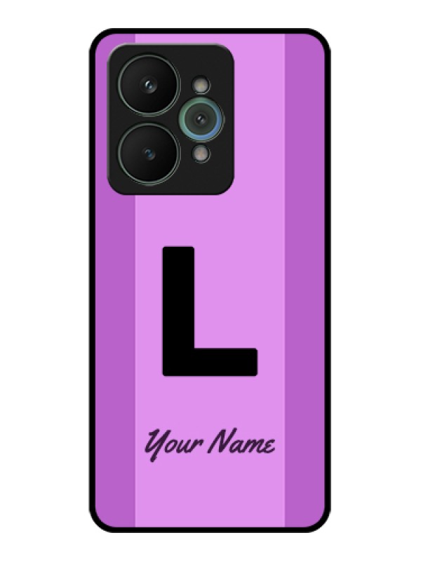 Custom Realme 15 5G Custom Glass Phone Case - Tricolor Custom Text Design