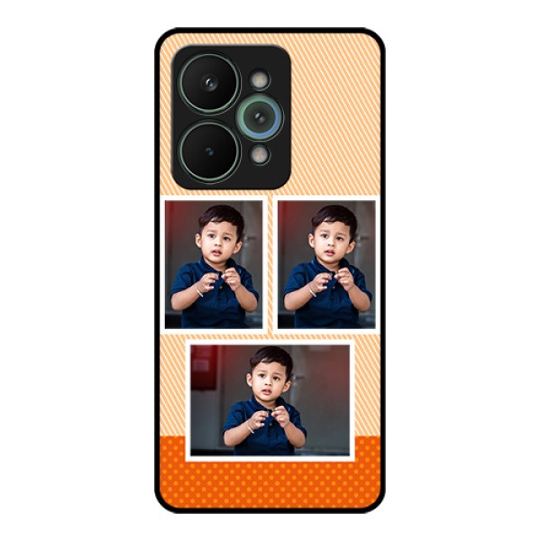 Realme 15 Pro 5G Custom Glass Phone Case - Bulk Photos Upload Design