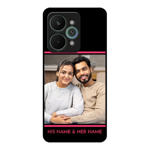 Realme 15 Pro 5G Custom Glass Phone Case - With Add Text Design
