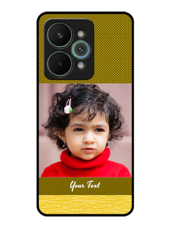 Custom Realme 15 Pro 5G Custom Glass Phone Case - Simple Green Color Design