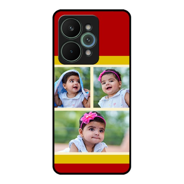 Realme 15 Pro 5G Custom Glass Phone Case - Multiple Pic Upload Design Realme 15 Pro 5G Custom Glass Phone Case - Multiple Pic Upload Design