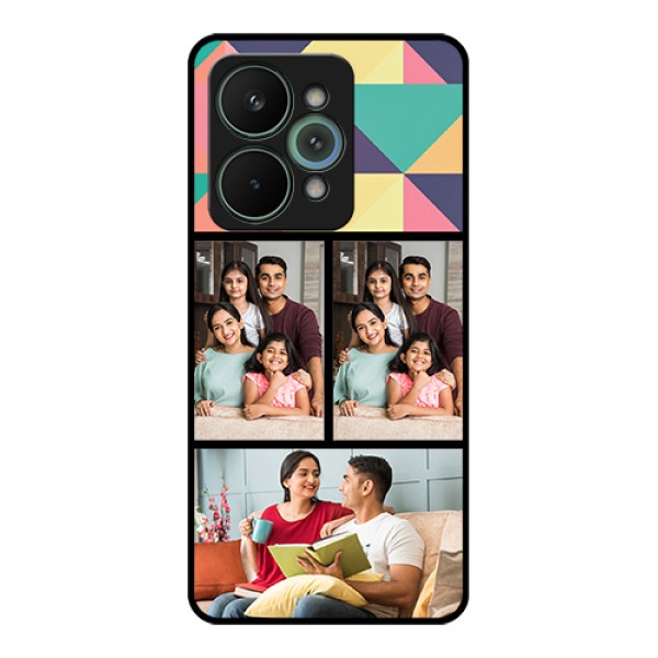 Realme 15 Pro 5G Custom Glass Phone Case - Bulk Pic Upload Design