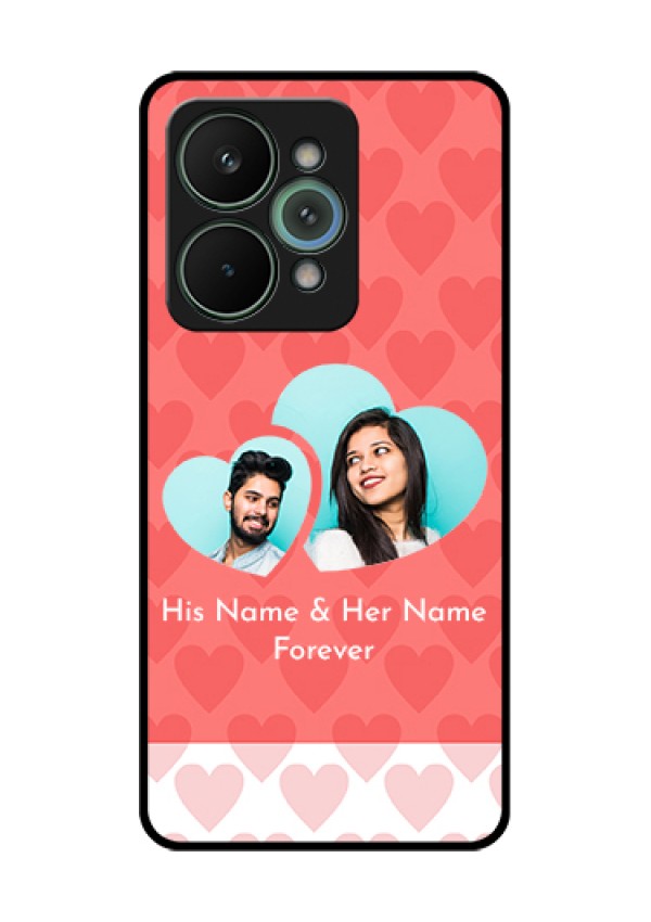 Realme 15 Pro 5G Custom Glass Phone Case - Couple Pic Upload Design