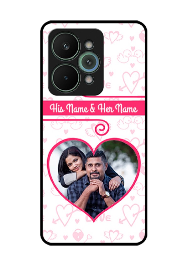 Realme 15 Pro 5G Custom Glass Phone Case - Heart Shape Love Design