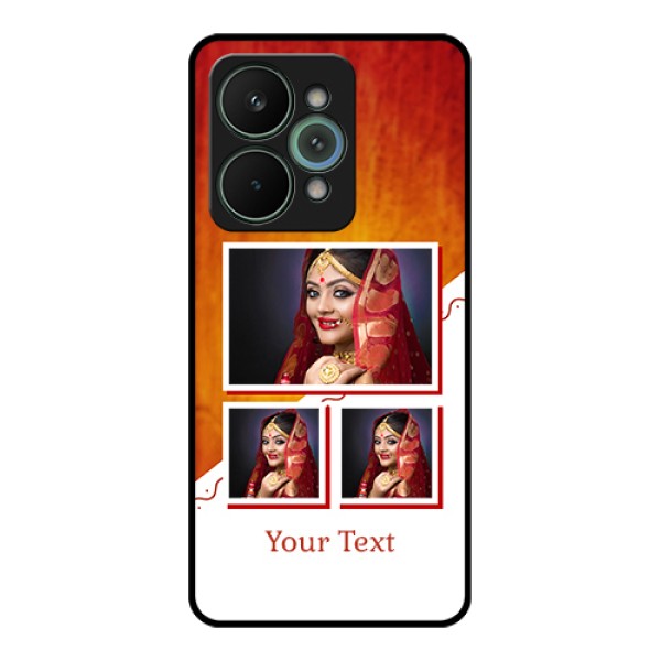Realme 15 Pro 5G Custom Glass Phone Case - Wedding Memories Design