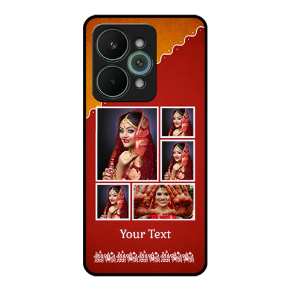 Realme 15 Pro 5G Custom Glass Phone Case - Wedding Pic Upload Design Realme 15 Pro 5G Custom Glass Phone Case - Wedding Pic Upload Design