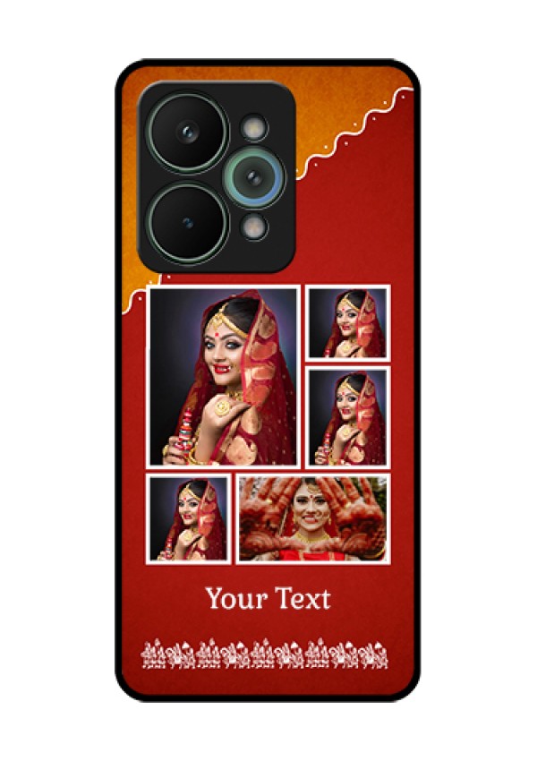 Realme 15 Pro 5G Custom Glass Phone Case - Wedding Pic Upload Design