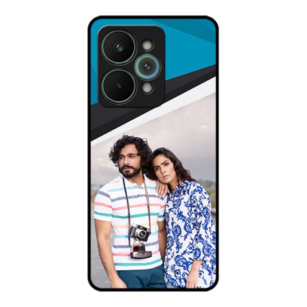 Realme 15 Pro 5G Custom Glass Phone Case - Simple Pattern Photo Upload Design Realme 15 Pro 5G Custom Glass Phone Case - Simple Pattern Photo Upload Design