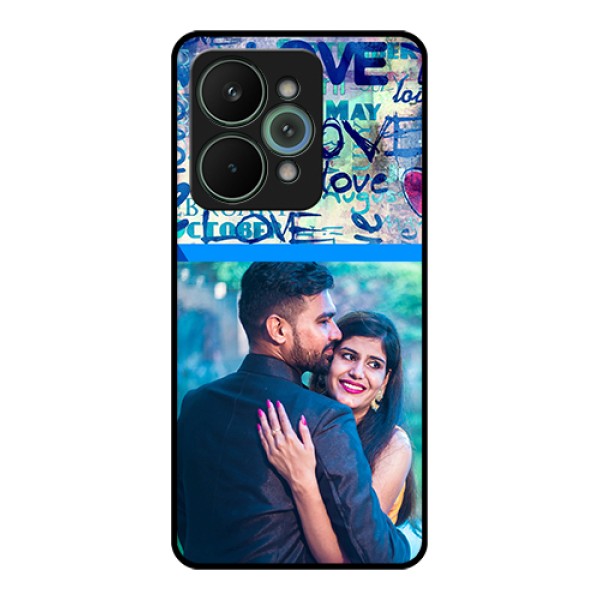 Realme 15 Pro 5G Custom Glass Phone Case - Colorful Love Design
