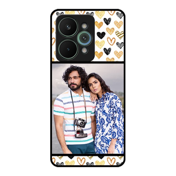 Realme 15 Pro 5G Custom Glass Phone Case - Love Symbol Design
