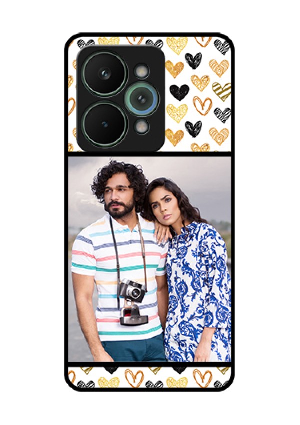 Realme 15 Pro 5G Custom Glass Phone Case - Love Symbol Design
