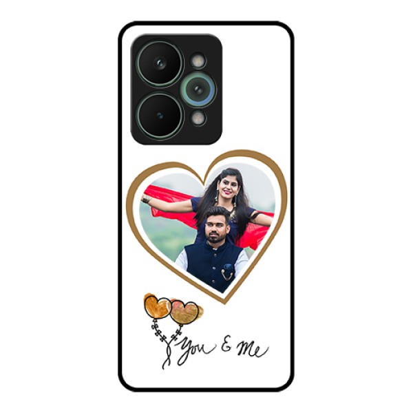 Realme 15 Pro 5G Custom Glass Phone Case - You & Me Design