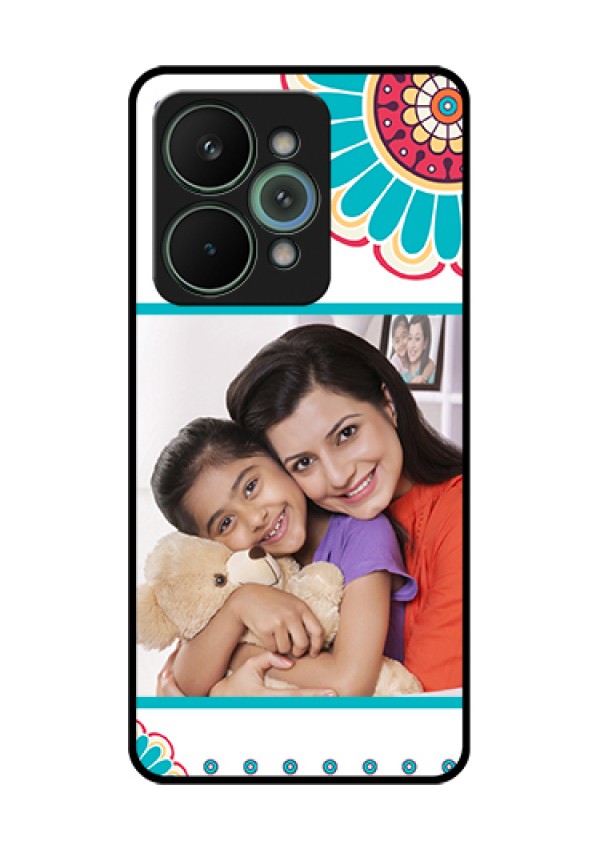 Realme 15 Pro 5G Custom Glass Phone Case - Flower Design