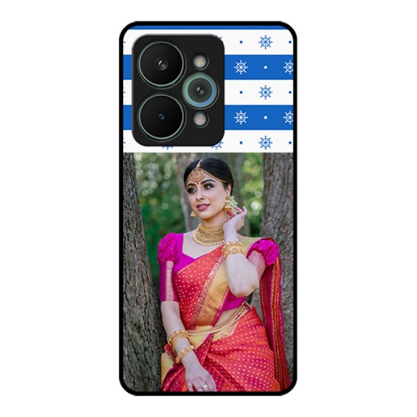 Realme 15 Pro 5G Custom Glass Phone Case - Snow Pattern Design