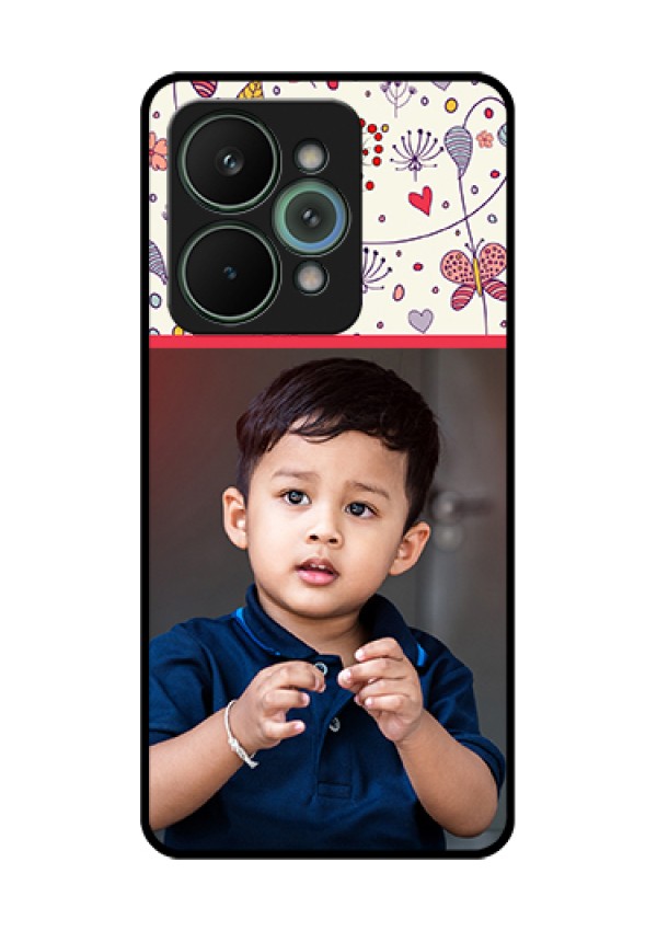 Realme 15 Pro 5G Custom Glass Phone Case - Premium Floral Design