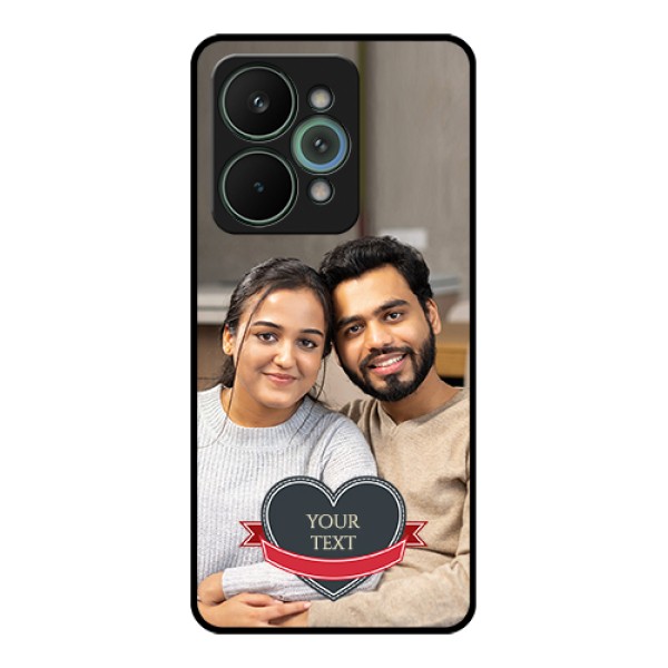 Realme 15 Pro 5G Custom Glass Phone Case - Just Married Couple Design Realme 15 Pro 5G Custom Glass Phone Case - Just Married Couple Design