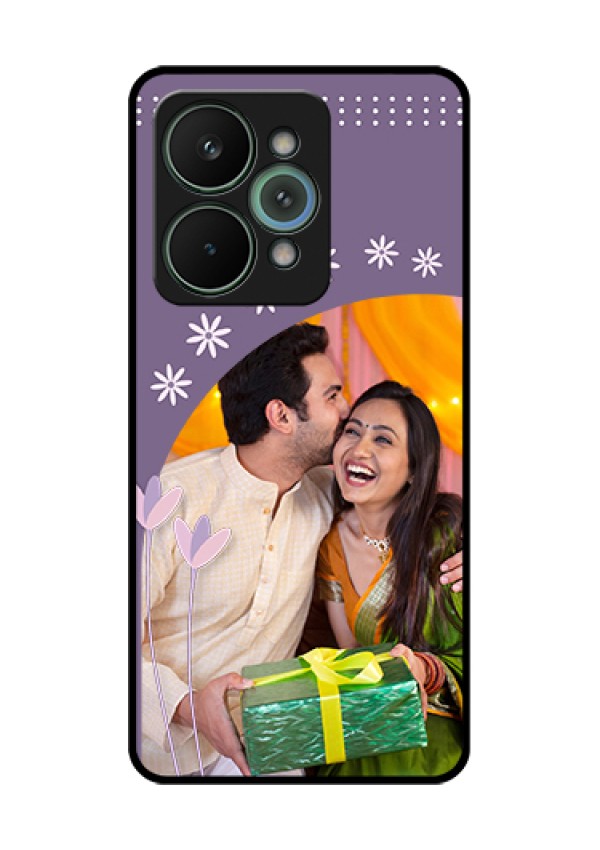Realme 15 Pro 5G Custom Glass Phone Case - Lavender Flowers Design