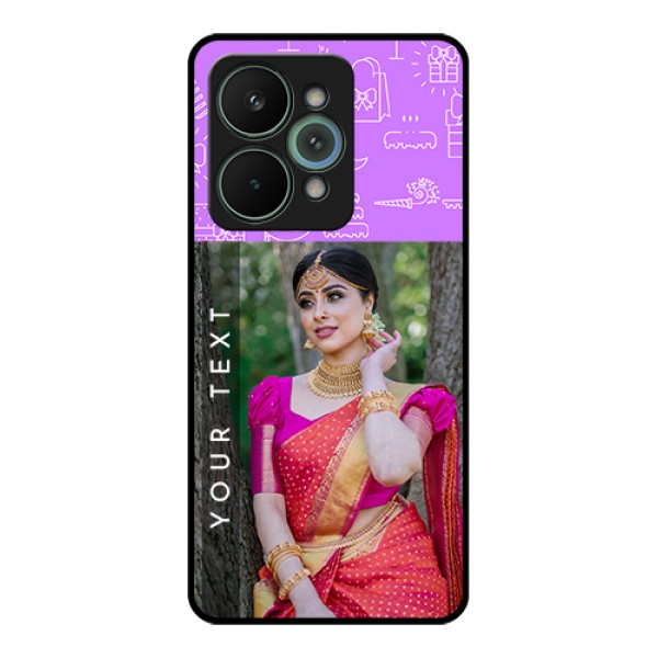 Realme 15 Pro 5G Custom Glass Phone Case - Birthday Icons Design