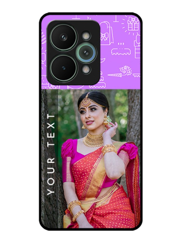 Custom Realme 15 Pro 5G Custom Glass Phone Case - Birthday Icons Design