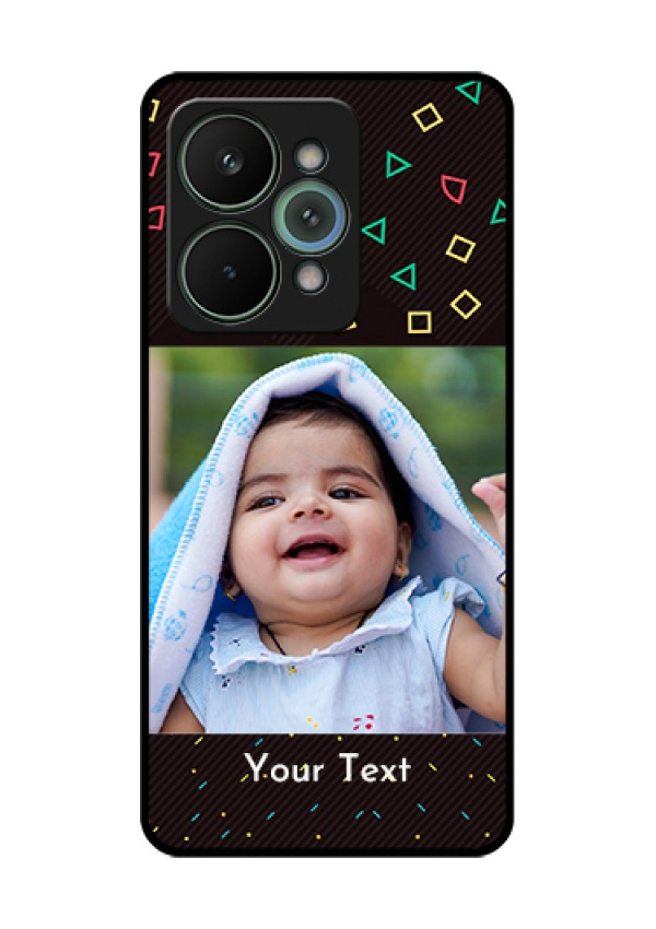Realme 15 Pro 5G Custom Glass Phone Case - With Confetti Birthday Design