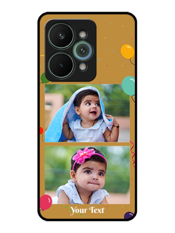 Custom Realme 15 Pro 5G Custom Glass Phone Case - Image Holder With Birthday Celebrations Design